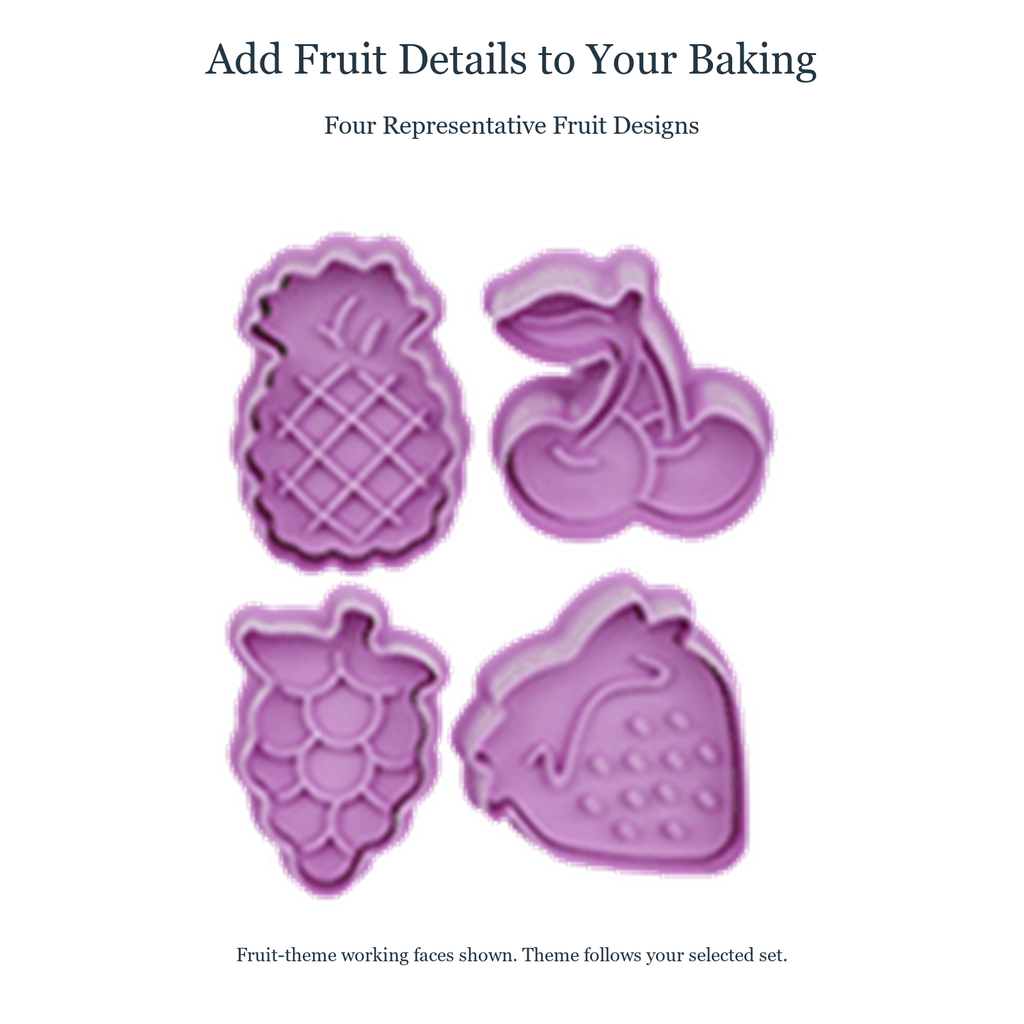 Original Fruit cookie stamp details and selected theme disclosure