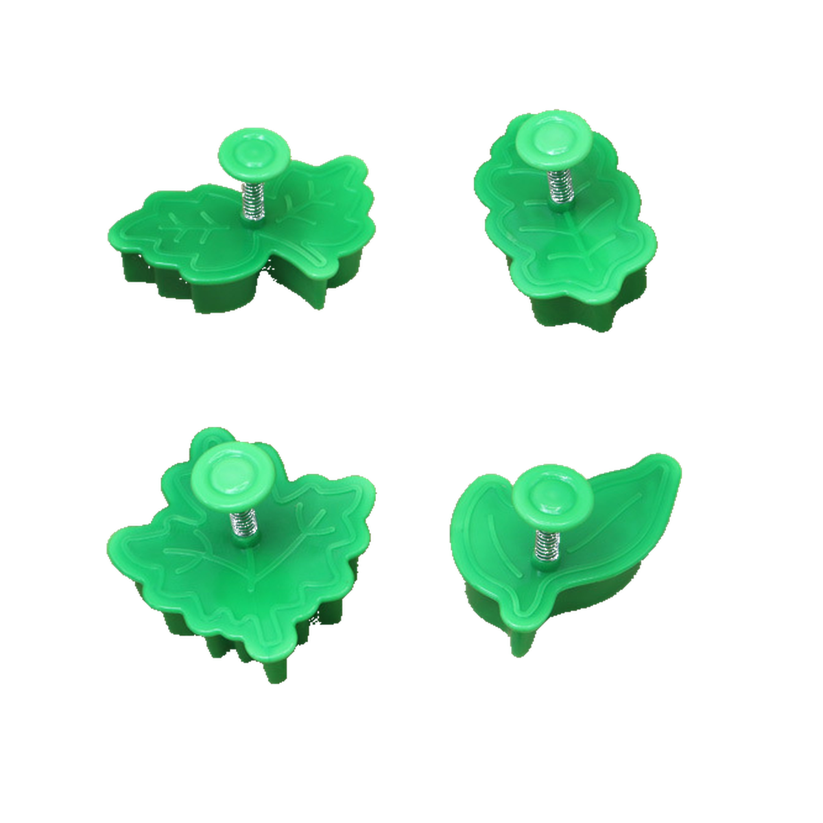 Leaf Plunger Cutters for Pie Crust, Fondant and Fall Cake Decorating - main