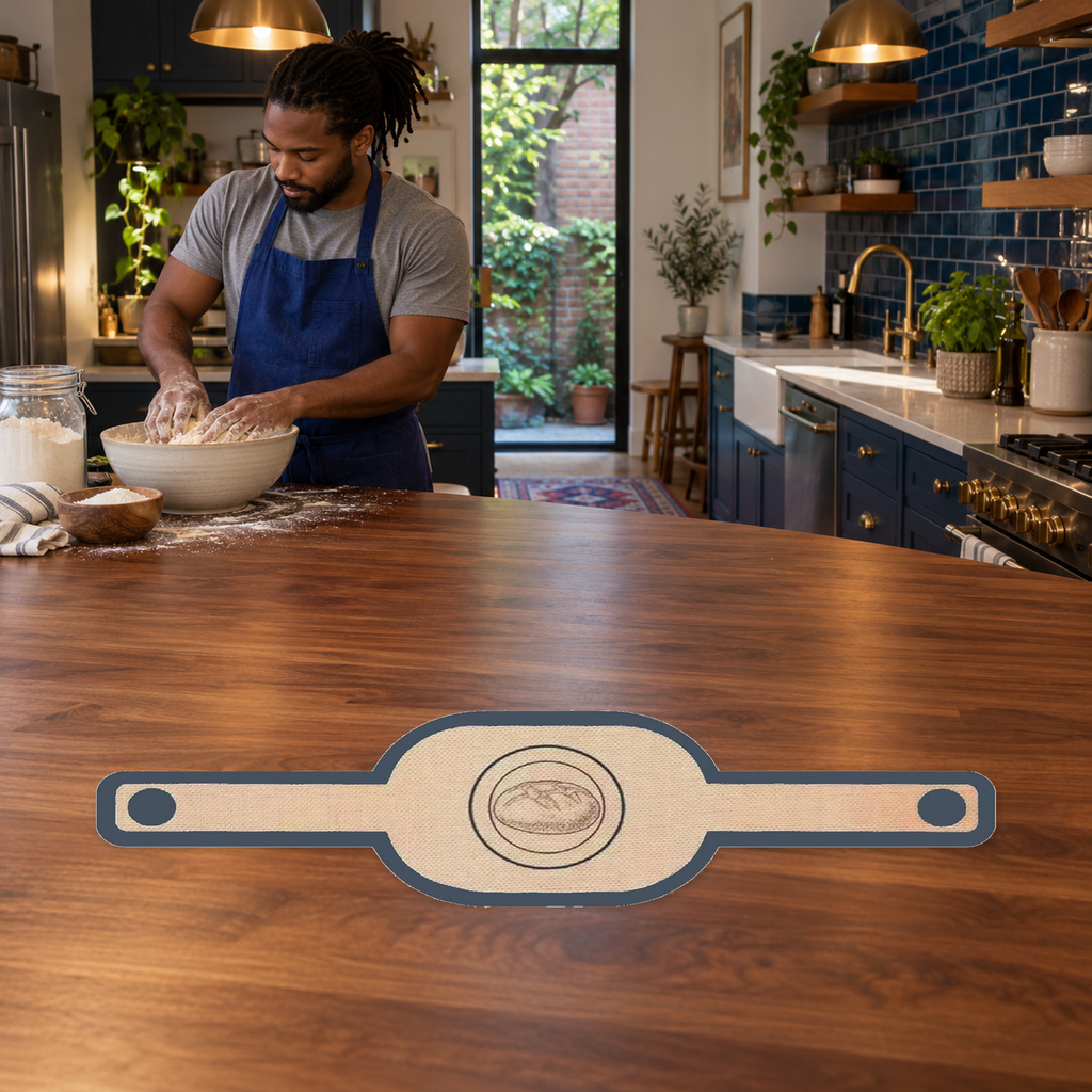 Round & Oval Silicone Bread Sling Options for Dutch Oven Dough Transfer - lifestyle