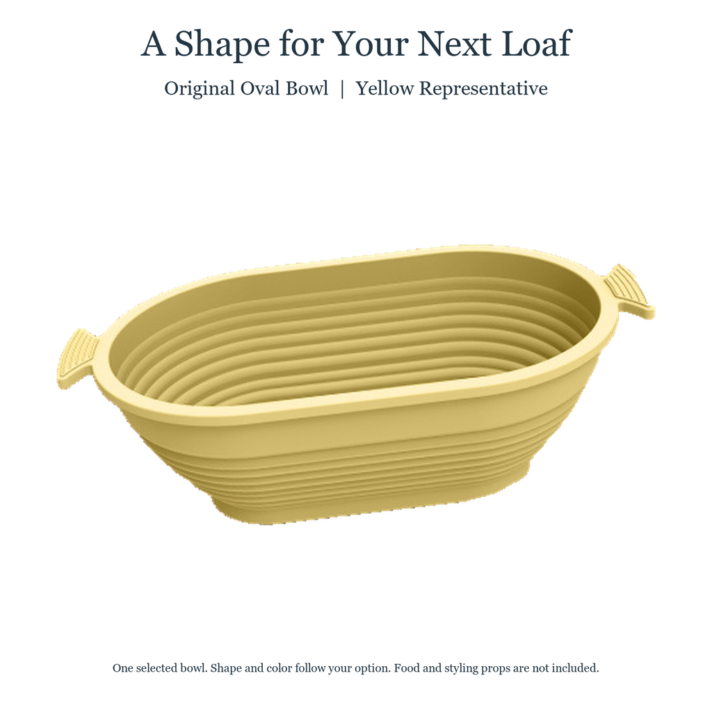 Collapsible Silicone Dough Proofing Bowl in Round and Oval Styles - feature