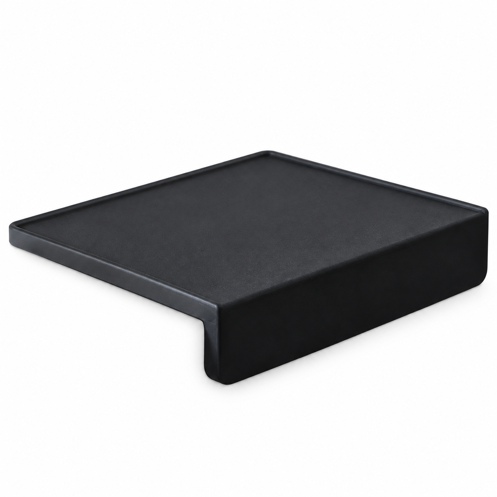 Large Silicone Coffee Tamping Mat for Organizing an Espresso Counter - Black - main