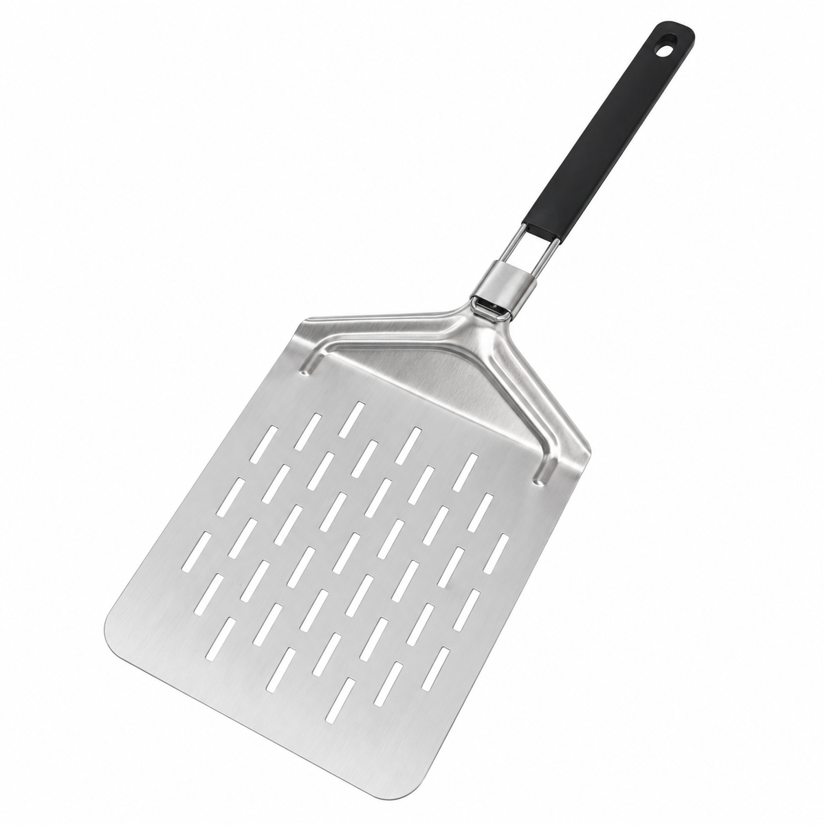Stainless Steel Pizza Peel with Solid and Perforated Options for Home Baking - 430 steel perforated Style 1 - main