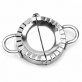 304 Stainless Steel Dumpling Press in Five Sizes for Homemade Filled Dumplings - Extra Large - 304 steel - main