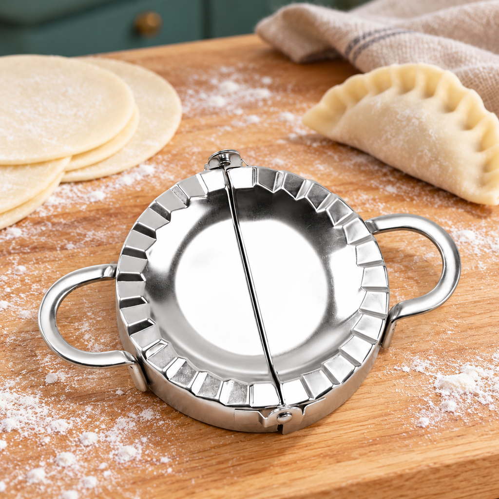 304 Stainless Steel Dumpling Press in Five Sizes for Homemade Filled Dumplings - Small - 304 steel - lifestyle
