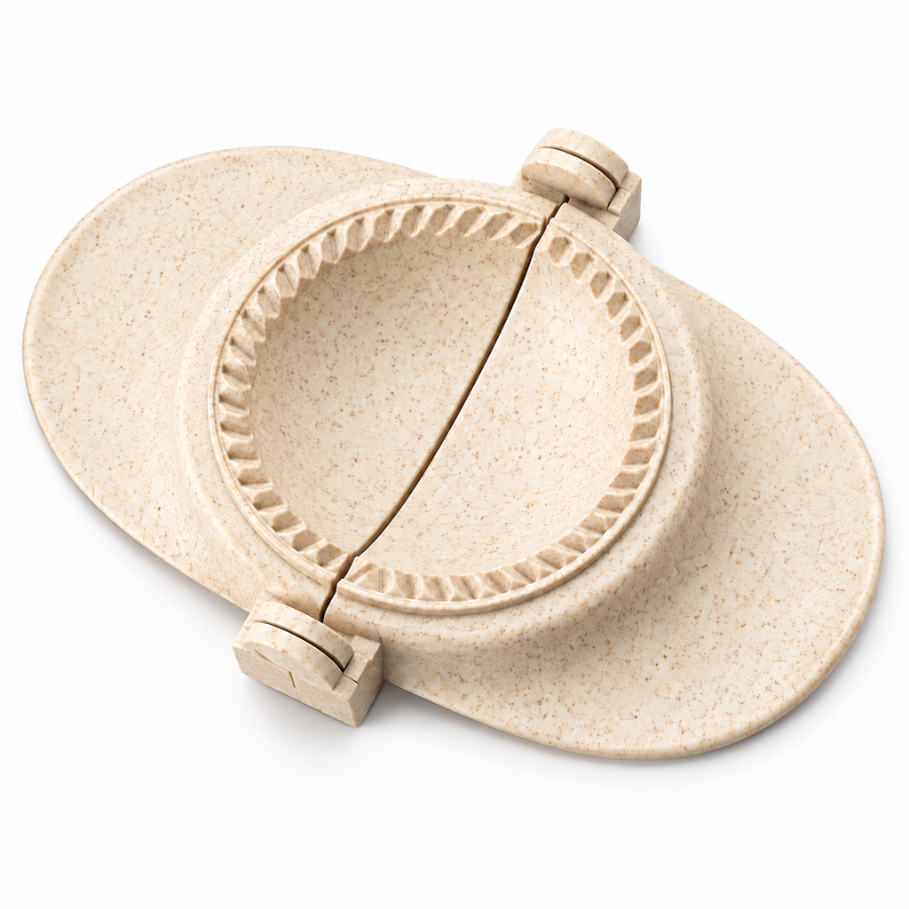 Wheat-Straw Dumpling Press with Size and Color Options for Handmade Dumplings - Extra Small Beige - main