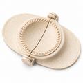 Wheat-Straw Dumpling Press with Size and Color Options for Handmade Dumplings - Extra Small Beige - main