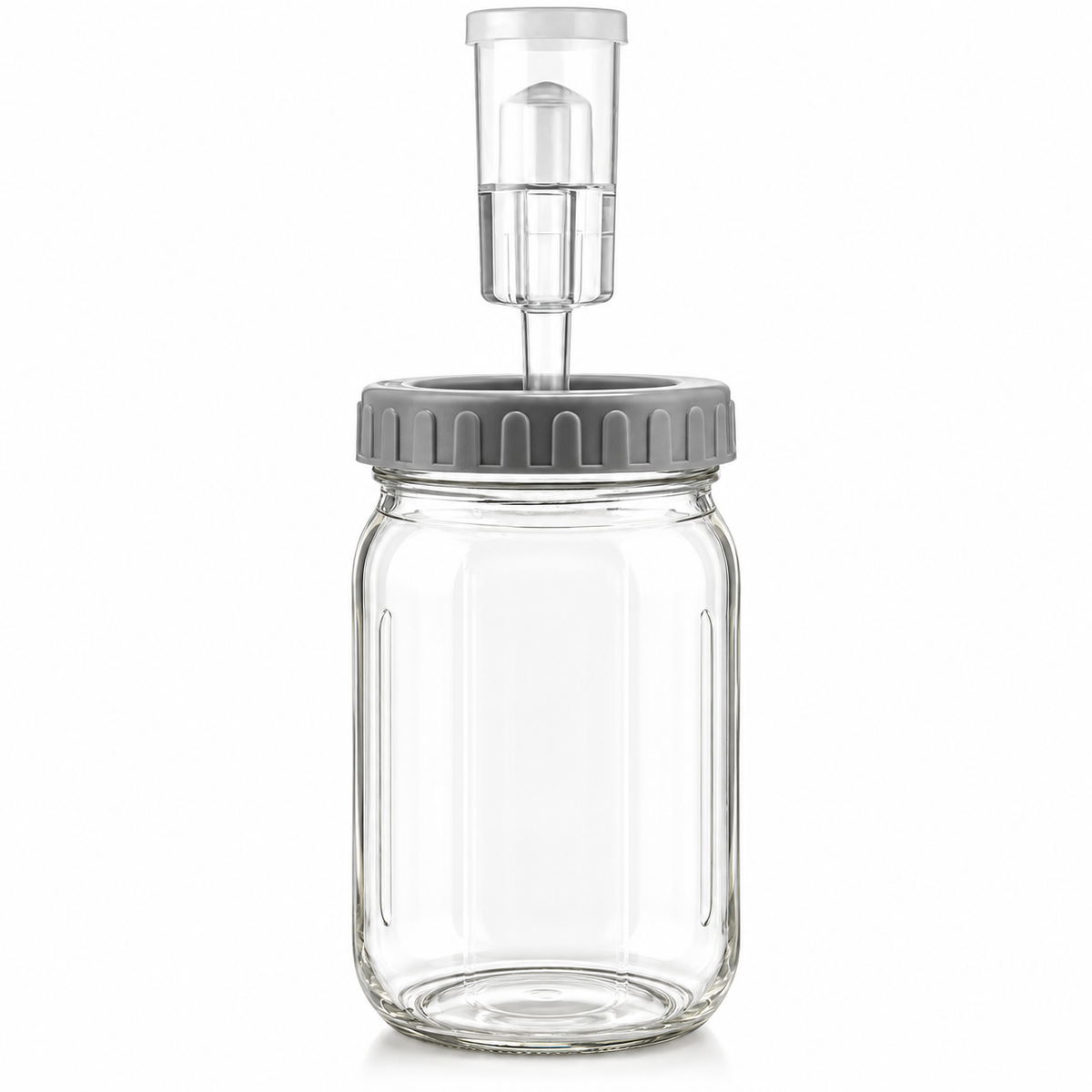 Glass Fermentation Jar Kit with Airlock Options for Homemade Pickling - 32oz Single - Clear - main