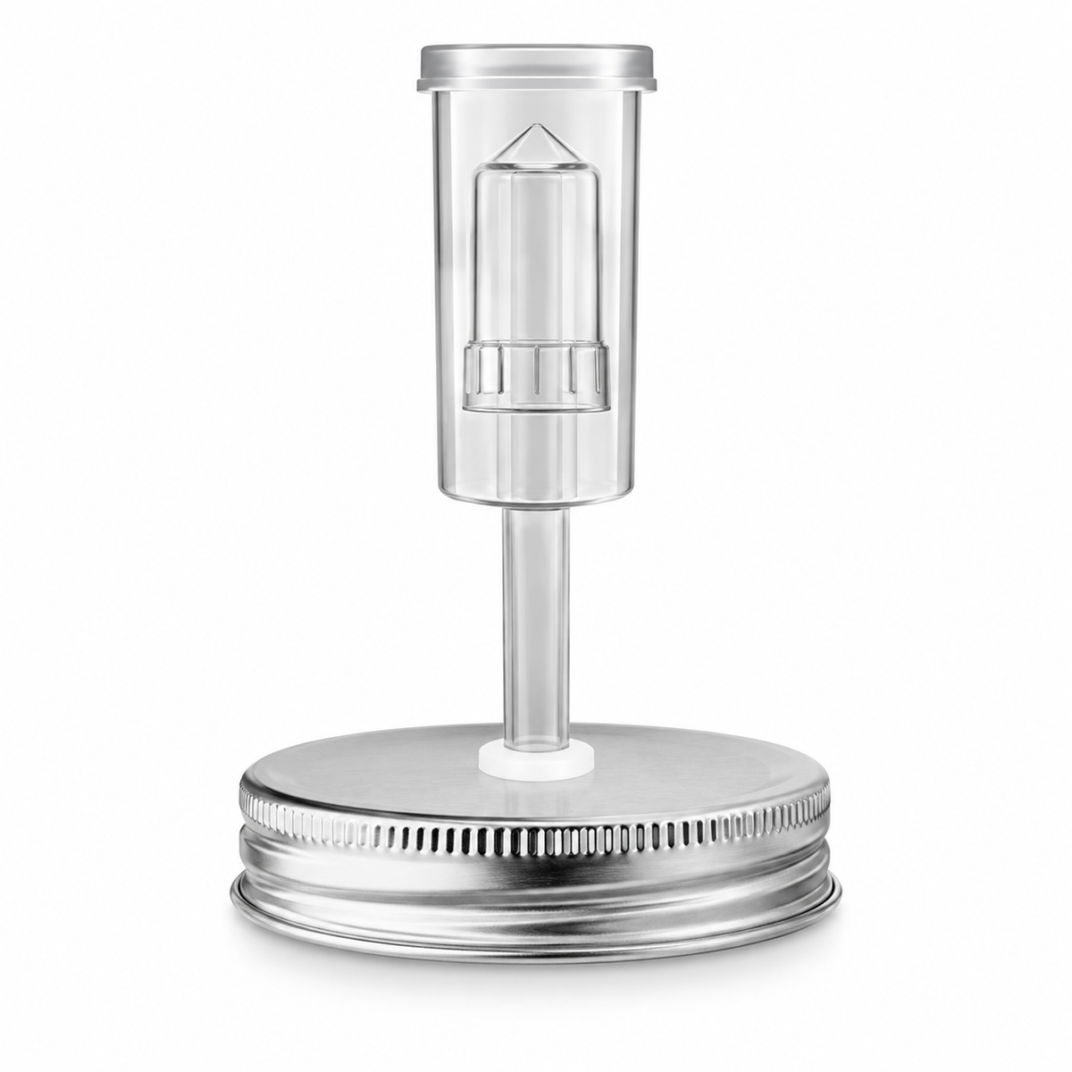Mason Jar Fermentation Lid and Airlock Kit in 70mm and 86mm Sizes - Regular 70mm - Single set - main