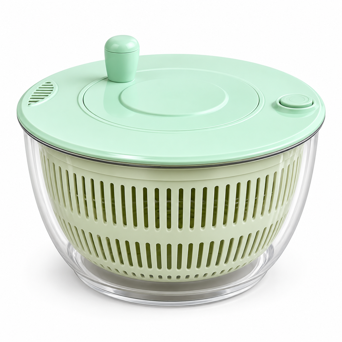 Salad Spinner and Vegetable Cutter Options for Fresh Meal Preparation - Fresh Green 5L spinner - main
